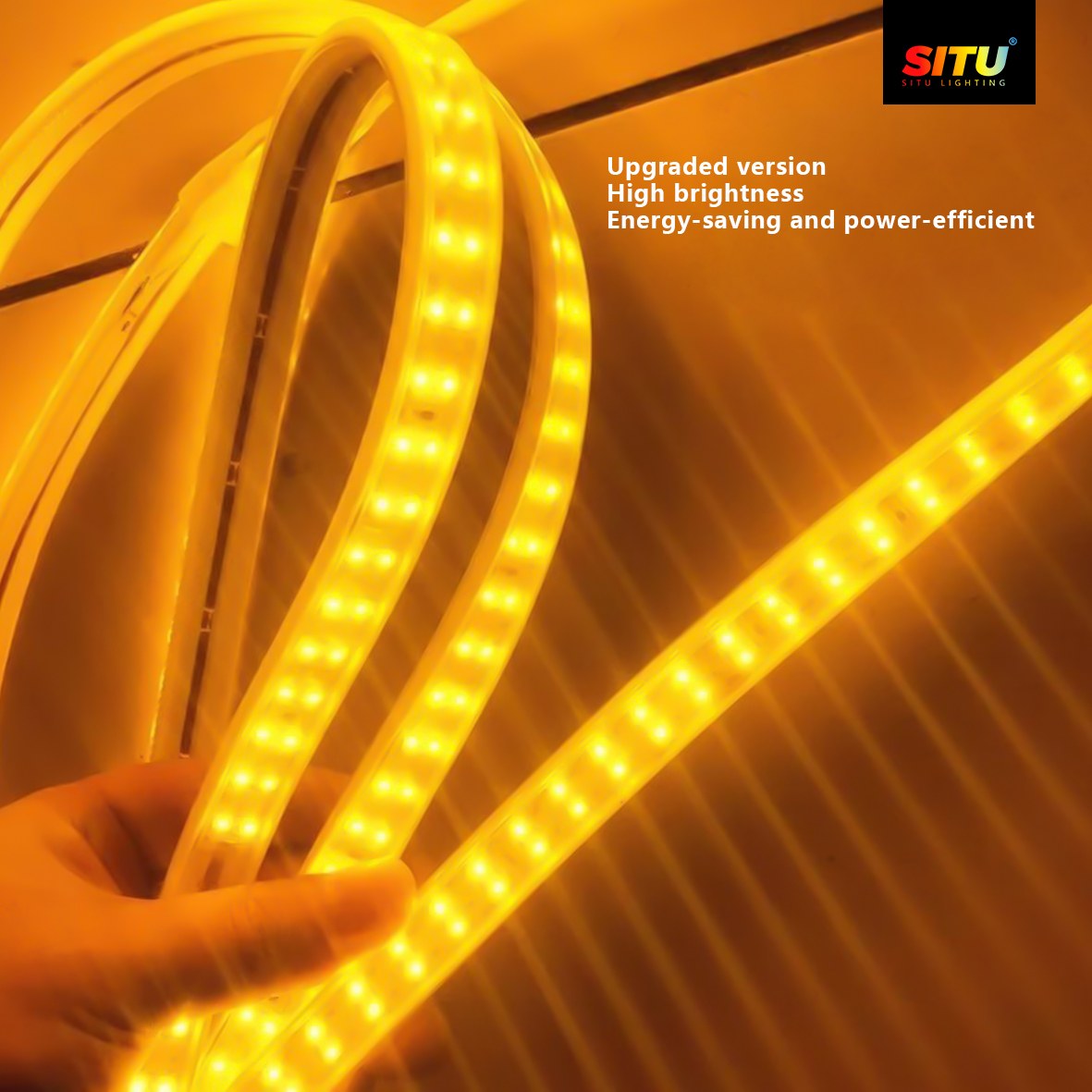 Double-Row 220V High-Voltage LED Strip Light – Bright & Energy-Efficient