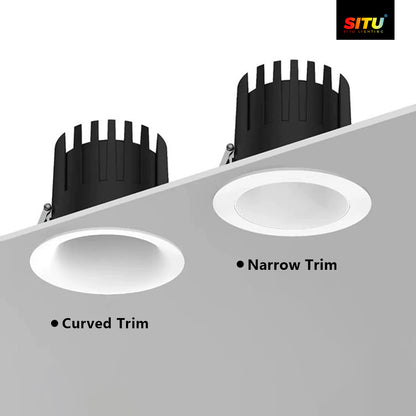 Premium Deep Reflector Anti-Glare Aluminum SMD Downlight: Stylish, Eye-Friendly, and Designed for Quality Spaces