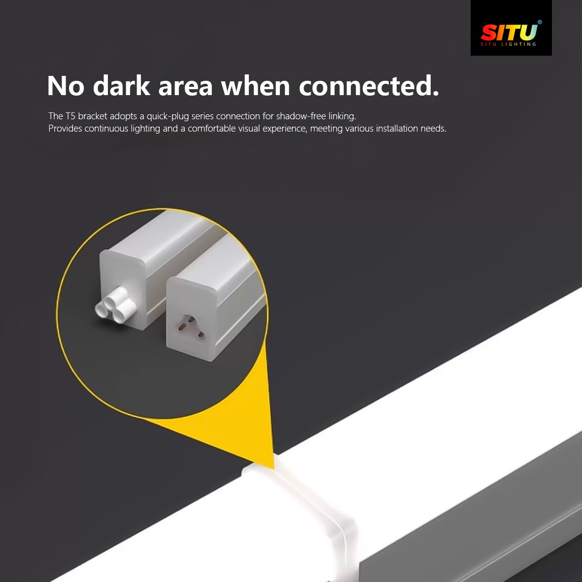 T5 & T8 LED Tube Light, Integrated Design, High Brightness, Energy Saving & Long Lifespan