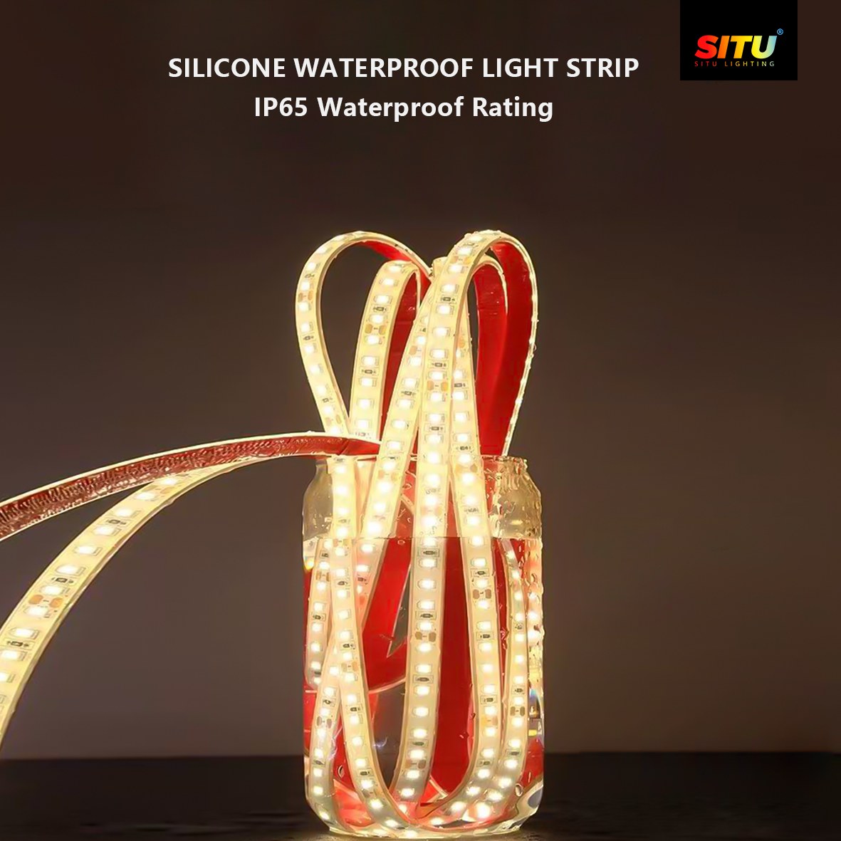 Waterproof Solid Silicone LED Strip Light – High-Brightness & Energy-Saving