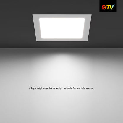Square Deep Anti-Glare SMD Downlight (Economy): Eye-Friendly, Practical, and Cost-Effective