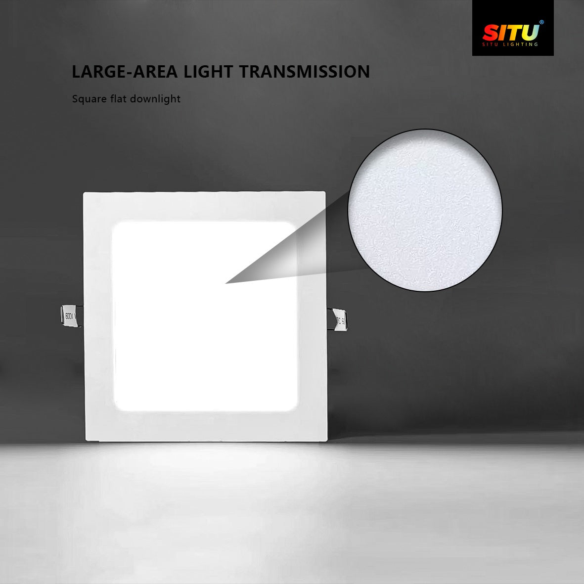 Square Deep Anti-Glare SMD Downlight (Economy): Eye-Friendly, Practical, and Cost-Effective