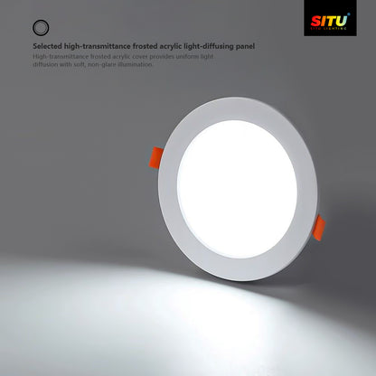 Round Deep Anti-Glare SMD Downlight (Economy): Eye-Friendly, Practical, and Cost-Effective