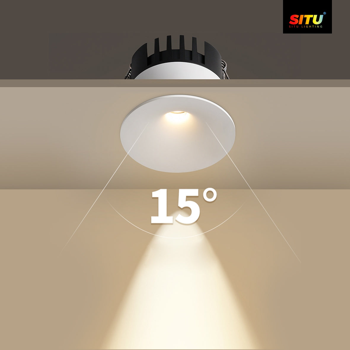 Small Aperture Deep Anti-Glare LED Downlight – Precision Light Control