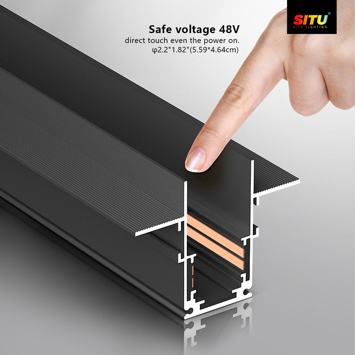 Modern Magnetic Folding Grille Light