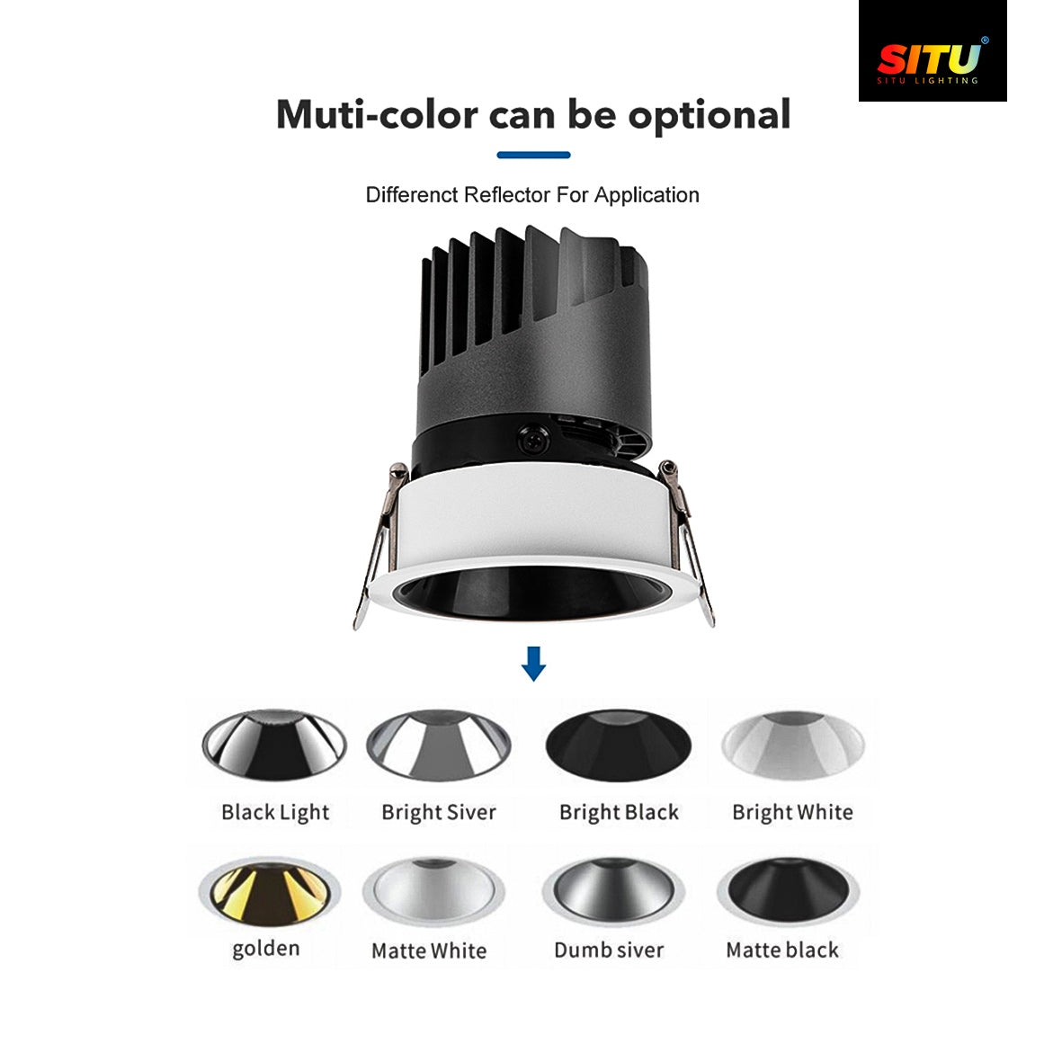 Professional Deep Anti-Glare LED Downlight – High Brightness, Energy Efficient