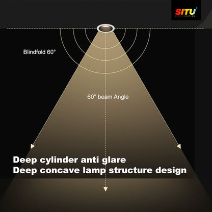Anti-Glare LED Downlight | High Brightness & Energy Saving