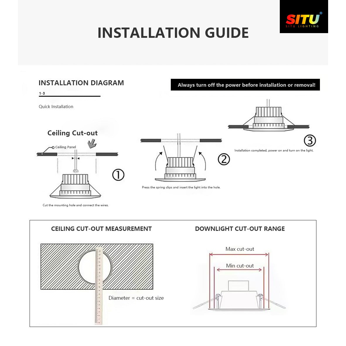 Square Deep Anti-Glare SMD Downlight (Economy): Eye-Friendly, Practical, and Cost-Effective