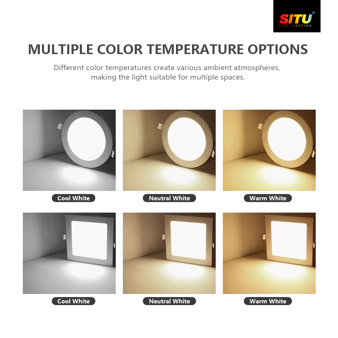 Round Deep Anti-Glare SMD Downlight (Economy): Eye-Friendly, Practical, and Cost-Effective