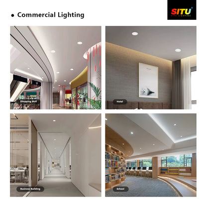 Round Deep Anti-Glare SMD Downlight (Economy): Eye-Friendly, Practical, and Cost-Effective