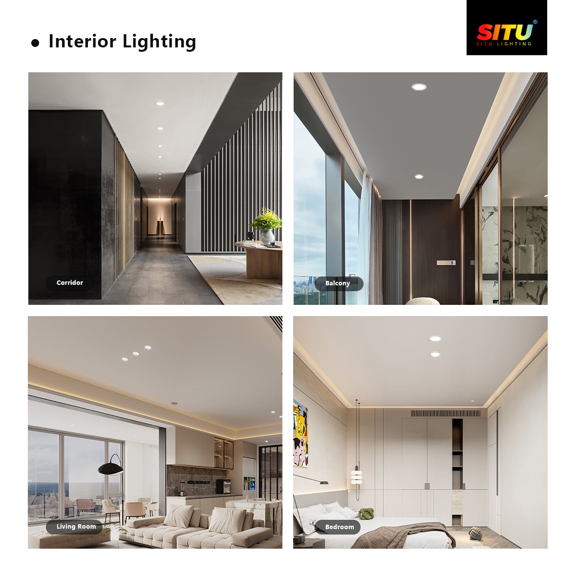 Round Deep Anti-Glare SMD Downlight (Economy): Eye-Friendly, Practical, and Cost-Effective